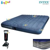 ราคา Intex ที่นอนเป่าลม ดูรา บีม ไฟเบอร์ เทค 6 ฟุต คิง 1 83x2 03x0 25 ม สีน้ำเงิน รุ่น 64755 ที่สูบลมดับเบิ้ล ควิ๊ก วัน (404870931)