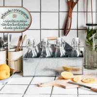 ราคา 8 Partition Carrier กล่องใส่ของ8ช่อง มีหูหิ้ว กล่อง ใส่ ของ สังกะสี ช่อง หูหิ้ว เครื่องดื่ม โซดา เครื่องเขียน ขวดน้ำ ร้านอาหาร ซอส (20541595258)