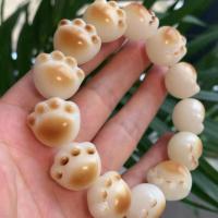 ราคา fengmang กำไลเล็บแมวแกะสลักหยกโพธิ์หยกขาว (19168987219)