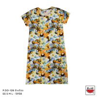 ราคา แตงโม SUIKA เสื้อแตงโม เดรสผ้ายืดคอกลม พิมพ์ลายเปลือกหอย P DO 128 (20460531512)