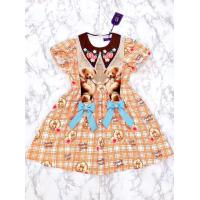 ราคา Beary Peach Dress เดรสสั้นสีส้มลายสก็อต แขนตุ๊กตาพอง ปกสีน้ำตาลเข้ม พิมพ์ลายน้องหมี แต่งโบว์สีฟ้า ผ้านิ่ม ใส่สบาย (21303583541)