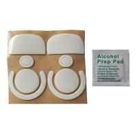 ราคา ที่วางเมาส์2ชุดสเกตเมาส์สำหรับ Logitech G Pro X Superlight Mouse Glides ขอบโค้งสีแดง ขาว เทาอ่อน (18847767716)