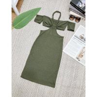 ราคา GET READY TO SLAAAAY DRESS This little number is made in a knitted ribbed fabric that feels smooths and light Bu (19387601626)