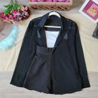 ราคา ชุดเซ็ต3ชิ้นเสื้อคลุม สายเดี่ยว กางเกงบาร์บี้ (19193529258)