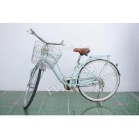 ราคา จักรยานแม่บ้านญี่ปุ่น ล้อ 26 นิ้ว ไม่มีเกียร์ สีฟ้า จักรยานมือสอง (19690245480)