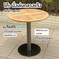 ราคา ๊URBAN ท็อปโต๊ะไม้สัก โต๊ะไม้กลม ขาเหล็ก ไม้แท้ รุ่น UDT006 (21099719208)