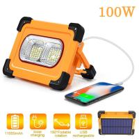 ราคา ไฟฉุกเฉิน โซล่าเซลล์ LED Emergency Light โซล่า พาวเวอร์แบงค์ 100w LED สปอตไลท์ โซล่าเซล ไฟฉุกเฉินแบบพกพา ชาร์จ USB Ezbuy (7930020354)
