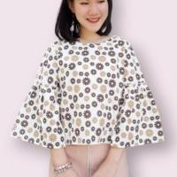 ราคา เสื้อผ้าฝ้ายเชียงใหม่ แขนกระดิ่ง ใส่ทำงาน ฟรีไซส์ (20230716669)