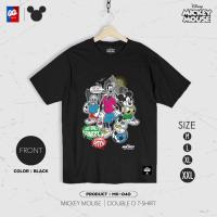 ราคา ส่งฟรี เสื้อยืด Mickey Mouse มิกกี้เมาส์ รุ่น MK 040 ลิขสิทธิ์แท้ วอลต์ ดิสนีย์ สีดำ เสื้อ Disney แท้ MLXL2XL (19435452839)
