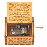 ราคา แบรนด์ใหม่ You Are My Sunshine Childrens Day GiftVintage ไม้ Handy Cranked Music Box โบราณแกะสลักงานฝีมือตกแต่งบ้านเครื่องประดับเด็กวันเกิด Gift (16846810837)