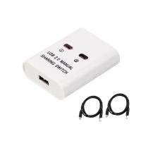 ราคา ตัวสลับเครื่องพิมพ์ Printer Switch USB 2 0 Hub Auto Sharing Switch 2 Ports for Computer PC Printer Mini (11080758869)