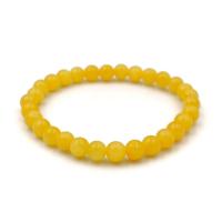 ราคา JADE หยกพม่าแท้ สีเหลืองสด เลือกขนาดเม็ดหินได้ หินแห่งความมีชีวิตชีวา สร้อยข้อมือหยกแท้ by siamonlineshop (17413659611)