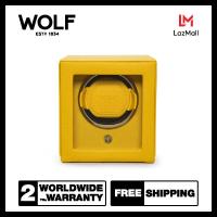 ราคา กล่องหมุน กล่องนาฬิกา WOLF1834 รุ่น CUB WINDER WITH COVER Yellow (17356769550)