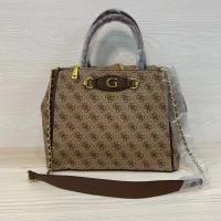 ราคา GUESS G printed material Messenger large capacity womens bag European and American shoulder hand pink (20065763236)