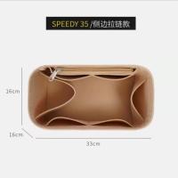 ราคา กระเป๋าผ้าสักหลาด สําหรับใส่จัดเก็บของ LV Speedy Nano16 25 30 (21133051180)