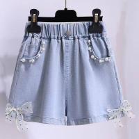 ราคา pandu กางเกงยีนขาสั้นเด็กผู้หญิง กางเกงยีนส์ขาสั้นแต่งมุก กางเกงเด็กหญิงขาสั้น กางเกงยีนส์ขาสั้นเด็กโต3 12ปี กางเกงขาสั้นผ้ายีนส์ร่อง (18798281092)