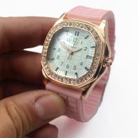 ราคา Poca Watch Diamond นาฬิกาข้อมือผู้หญิง ขอบเพชร สายยาง สี Rose Gold สายสแตนเลส ขอบเพรช หน้าปัดขาว (12331690409)