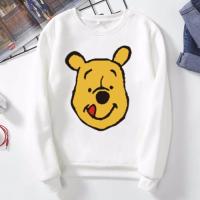 ราคา A Popular เสื้อสเวตเตอร์ช้อนส้อมมีดหมีพูห์ผู้ชายผู้หญิงเสื้อกันหนาวลายพิมพ์แขนยาวหลวมผ้าฝ้ายไม่มีฮู้ด Tops2287 (19030638540)