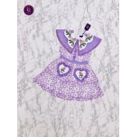 ราคา Lavender Heart Dress ชุดเดรสสั้นผ้าชีฟองพิมพ์ลาย เเต่งกระดุมหน้า ซิปหลัง ปกงานปัก เเต่งหัวใจงานปัก (21231737467)