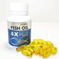 ราคา น้ำมันปลาเข้มข้น Fish Oil 4X 1000 mg Giffarine น้ำมันปลา 4 เอ็กซ์ กิฟฟารีน 30 แคปซูล 60 แคปซูล (7449905964)
