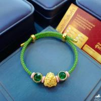 ราคา ข้อมือพระพิฆเนศ สลิงเขียวแต่งพลอย ทองคำแท้ 99 99 น้ำหนัก 1 1 1 g ถูกที่สุด ส่งฟรี มีใบรับประกัน จากร้านทองทุกชิ้น (14835544834)