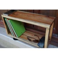 ราคา PradooSiam ชั้นวางของ ก50 x ส35 cm ชั้นวางของครัว ชั้นวางหนังสือ ไม้จริง ขาเหล็กล๊อฟท์ท่อแป๊บ ชั้นวางรองเท้า ชั้นวางจาน ชั้นวางล๊อฟท์ (1369992483)