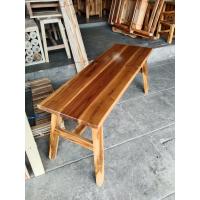 ราคา เก้าอี้ไม้สัก ม้านั่งยาว (11066061696)