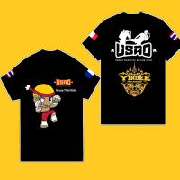 ราคา เสื้อยืด Muay Thai Boxing Club เสื้อยืดแขนสั้นสีดำ (20577123115)