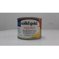 ราคา ส่งฟรี อาหารเปียกแมว Solid Gold Indigo Moon Mackerel Tuna Recipe in Gravy GF 16 กระป๋อง (16891520565)