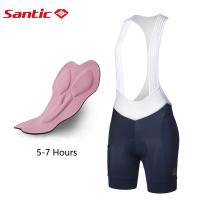 ราคา Santic กางเกงกีฬาบุนวมสำหรับผู้หญิง WL1C05127กางเกงขาสั้นสำหรับวิ่งแบบมืออาชีพระบายอากาศได้สำหรับ4D (9638590313)