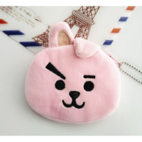 ราคา TH KPOP BTS BT21 กระเป๋าใส่เหรียญ ใส่บัตร และเหรียญ wallet Coin Purse (16454707635)