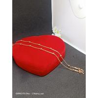 ราคา สร้อยคอนาคลายคตกิตคั่นเม็ดมะยม หนัก1 2สลึง สร้อยโรสโกลด์ (8199042054)