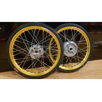 ราคา ชุดล้อทองอ่อน YOKO ขอบเรียบดุมกระจกเงา 1 40x2 พร้อมยางนอก ยางในเบอร์ 2 00 17 พร้อมใส่ W110iW125i ปลาวาฬ (17302018215)