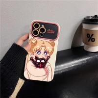 ราคา สำหรับ iPhone Lovely Phone Case Compatible for iPhone 11 7plus XR 12 14 13 Pro Max 7 8 6 6s 14 Plus X XS MAX SE 2020 Cute girl TPU Soft Back Cover (20369049992)