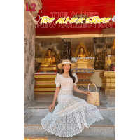ราคา ชุดเดรส Size L เดรสเกาหลีเกาใจ เดรสคุณหนู ชุดเดรสใส่ออกงาน งานป้ายYada ทรงสวยเข้ารูป ใส่แล้วดูเป็นคุณหนูสุดๆ (18131148270)
