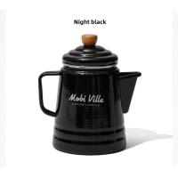 ราคา กาชงกาแฟชงชาสำหรับใช้ในครัวเรือนกาต้มน้ำกาต้มน้ำเคลือบแคมป์ปิ้งสวน Mobi ปิคนิคกลางแจ้ง (17343152189)