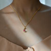 ราคา Altimes Moonlight crescent Necklace Silver 925 ต่างหูเงินแท้ ห้อยรูปพระจันทร์เสี้ยวฝังพลอยแท้ Brilliant cut จี้ถอดออกได้ (21109595354)