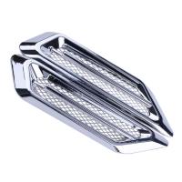 ราคา เหงือกฉลาม ABS ช่องระบายลมด้านข้างฝากระโปรงหน้ารถมีปีกอากาศขาเข้าแต่งฝาครอบตกแต่งรถยนต์ตกแต่ง3D (20525230153)