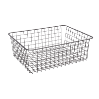 ราคา ตะกร้าลวดอเนกประสงค์สำหรับรางสไลด์ DIY KASSA HOME รุ่น WB180B ขนาด 54 2 x 41 2 x 18 ซม สีดำ (19217626233)