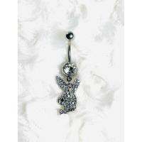 ราคา จิวสะดือPLAYBOYแบบห้อย ประดับคริสตัลเงางาม งานเกาหลี ก้านวัสดุสแตนเลสแท้เกรดเครื่องมือแพทย์316Lสำหรับคนแพ้ง่าย บริการเก็บเงินปลายทาง (16138857155)