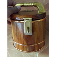 ราคา TMD ถังออมสินกระปุกออมสิน ถังไม้ทรงกลม งานไม้สักแพร่ ขนาด 5 5 นิ้ว Piggy Bank Wood กระปุกออมสินไม้สัก ถังใส่เงินไม้สัก (10453981870)
