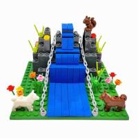 ราคา Creator City Farm Building Blocks Animals Set Pigpen Doghouse Henhouse Pig Dog Toys For Children Countryside City Bricks Model ๑ (15020581450)