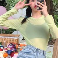 ราคา เสื้อเเขนยาวบางซีทรูผู้หญิง ผ้าชีฟองเนื้อดี แขนยาว บางพลิ้ว ใส่สบาย ไม่ร้อน เซ็กซี่มาก (19259356353)