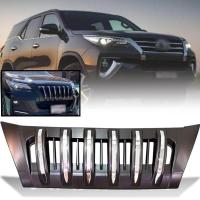 ราคา กระจังหน้า หน้ากระจัง ลาย MONSTER รุ่น โตโยต้า ฟอร์จูนเนอร์ TOYOTA FORTUNER ปี 2015 2018 สีดำด้าน แต่งขีดโครเมี่ยม 1 ชิ้น (15272151377)