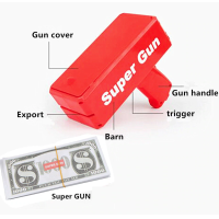 ราคา ปืนยิงแบงค์ ยิงเงิน อุปกรณ์ครบ พร้อมแบงค์เงิน เสียงยิงเงียบ supreme Cash Cannon Money Cash Gun (9069621145)