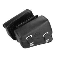 ราคา รถจักรยานยนต์ด้านข้างกระเป๋า Retro รถจักรยานยนต์ Saddlebag PU หนังกันน้ำสวมใส่สามเหลี่ยมกระเป๋า Universal Motocross กระเป๋าเครื่องมือ (20887887156)