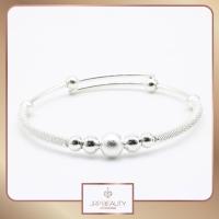 ราคา กำไลขือมือ กำไลเงินชุบ กำไลทอง กลมเกลี้ยงสลับยิงทราย หัวกลม ปรับระดับได้ สินค้าขายดีพร้อมส่ง ชุบเศษทองเยาวราช ชุบทอง 24K งานฝีมือจากช่างเยาวราช (762100652)