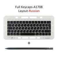 ราคา Genuine for Macbook Pro Retina 13 15 A1706 A1707 A1708 Russian Russia RU Keyboard Keys Key Cap Keycaps Late 2016 Mid 2017 (20336959585)
