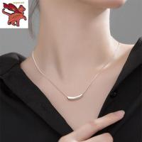 ราคา สร้อยคอผู้หญิง สร้อยทองเคแท้18k สร้อยคอมะเขือยาวขนาดเล็กเครื่องประดับบุคลิกภาพกระดูกไหปลาร้าที่เรียบง่าย เครื่องประดับแฟชั่นเกาหลี (20039508058)