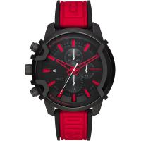 ราคา Diesel Mens Griffed Stainless Steel Chronograph Quartz Watch Red (20364002119)